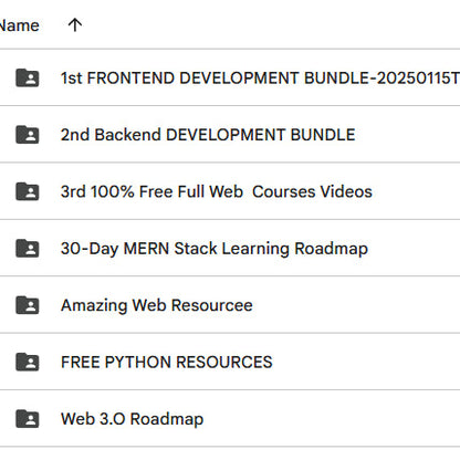 MERN Full Stack Web Development Kit