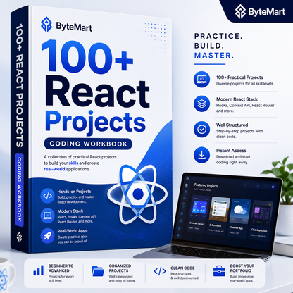 100+ React Projects - Coding Workbook