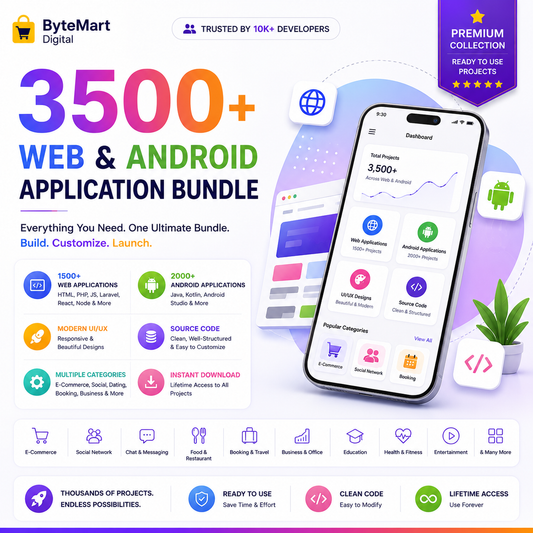 3500+ Web & Android Application Bundle