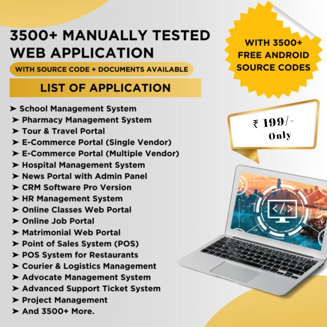 3500+ Web & Android Application Bundle